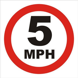 450 x 450MM 5MPH SIGN