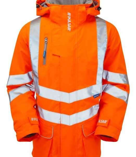 PULSAR Rail PR502 Orange Padded Coat