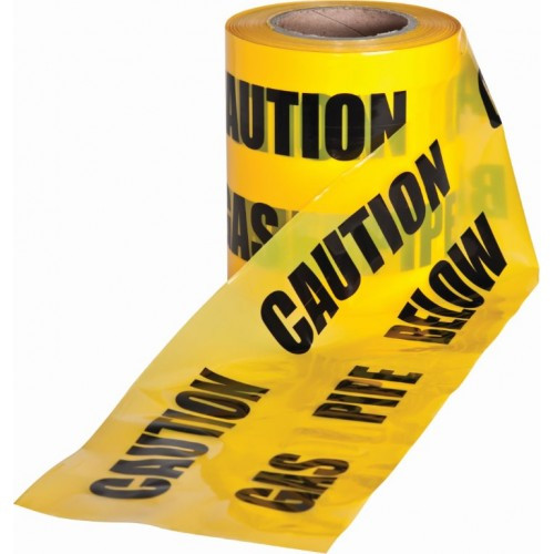 365MTR X 150MM GAS UNDERGROUND WARNING TAPE
