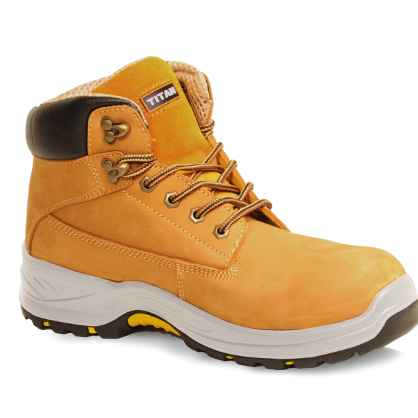 TITAN Holton honey / tan nubuck safety boot