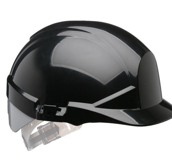 Black Centurion reflex Safety Helmet