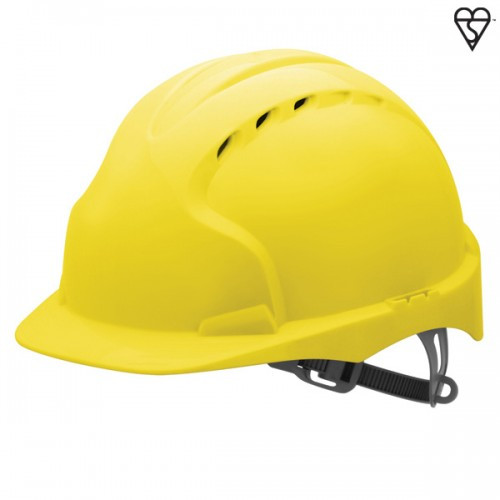 JSP Evo3 Yellow Safety Helmet
