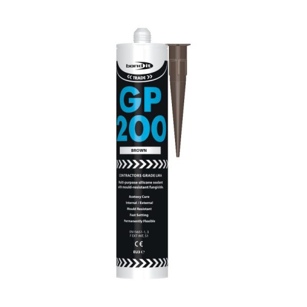 BROWN GENERAL PURPOSE SILICONE SEALANT