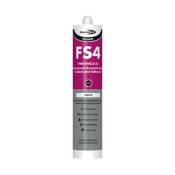 WHITE INTUMESCENT FIRE RATED SILICONE SEALANT