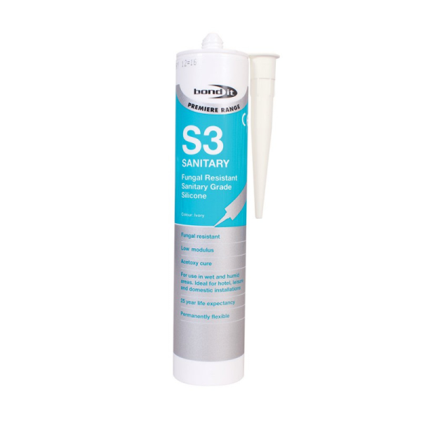 WHITE SANITARY SILICONE SEALANT