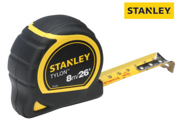 8MTR STANLEY TYLON TAPE MEASURE