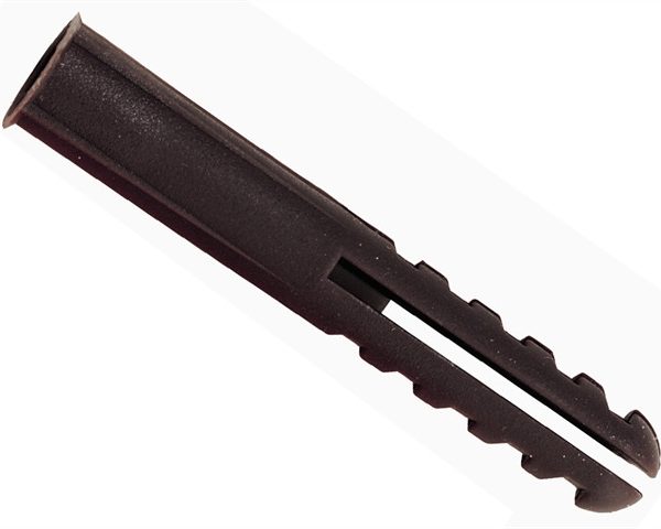 Brown wall plugs (box 100)