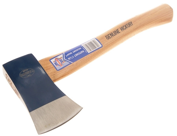 HAND AXE WITH WOODEN HANDLE