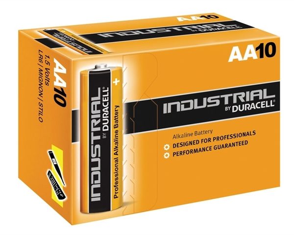 DURACELL INDUSTRIAL AA BATTERIES (PK.10)