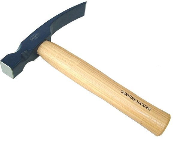 WOODEN HANDLE BRICK HAMMER