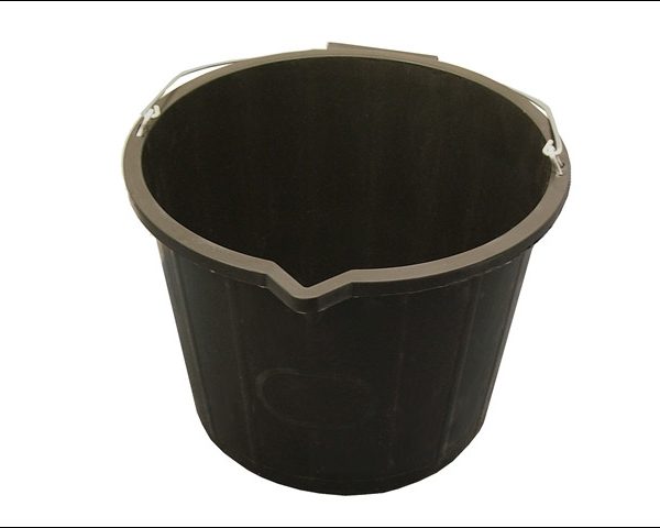 BLACK PVC BUCKET