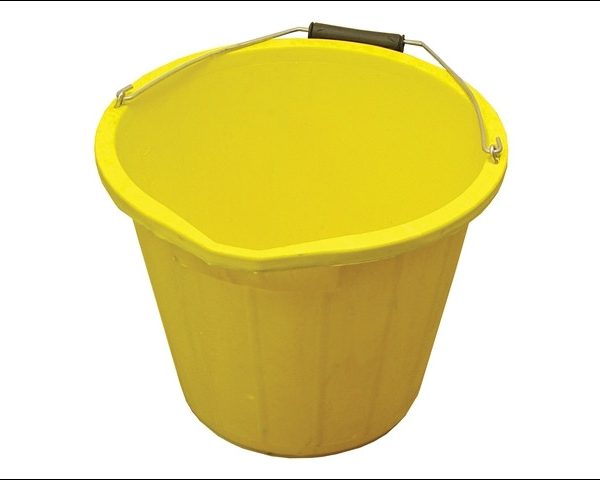 YELLOW PVC BUCKET