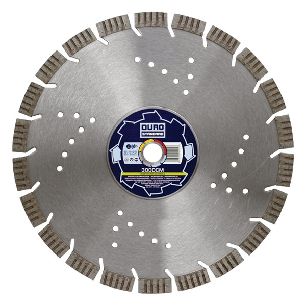 300MM (12") X 20MM DURO STANDARD CONSTRUCTION DIAMOND BLADE