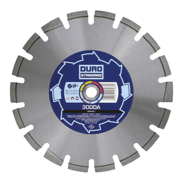 300MM (12") X 20MM DURO STANDARD ASPHALT DIAMOND BLADE