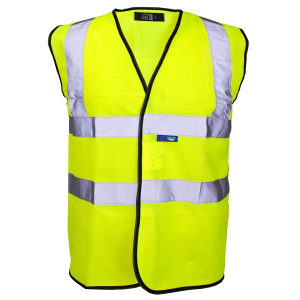 Yellow High Vis Sleeveless Waistcoat