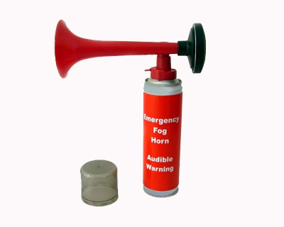 AIR POWERED WARNING HORN