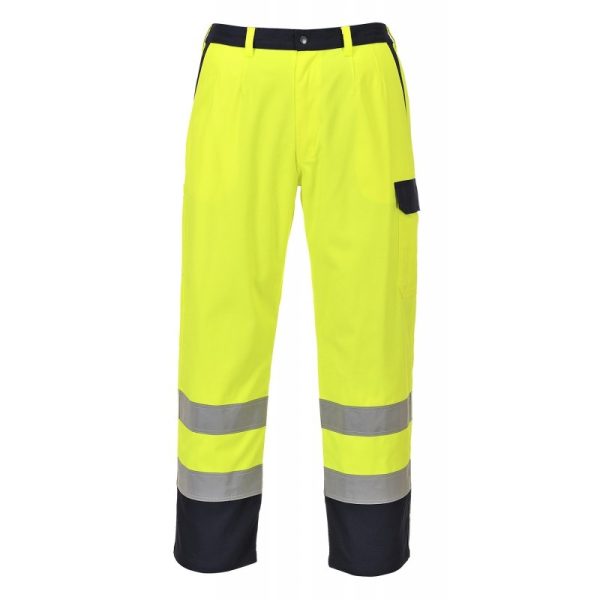 High Vis Yellow Flame Retardant Work Trousers