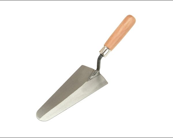 7" WOODEN HANDLE GAUGING TROWEL