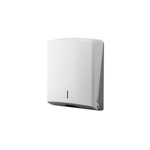 WHITE PLASTIC DISPENSER FOR C-FOLD