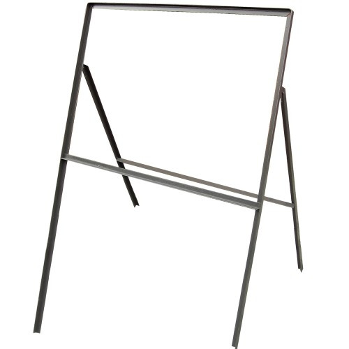 1050 x 750MM RECTANGLE SIGN FRAME WITH 1MTR LEGS