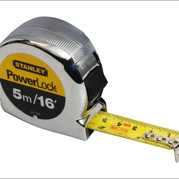 5MTR STANLEY POWERLOCK TAPE MEASURE