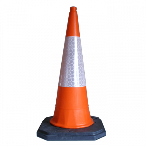 1000MM (1MTR) 2 PIECE ROAD CONE