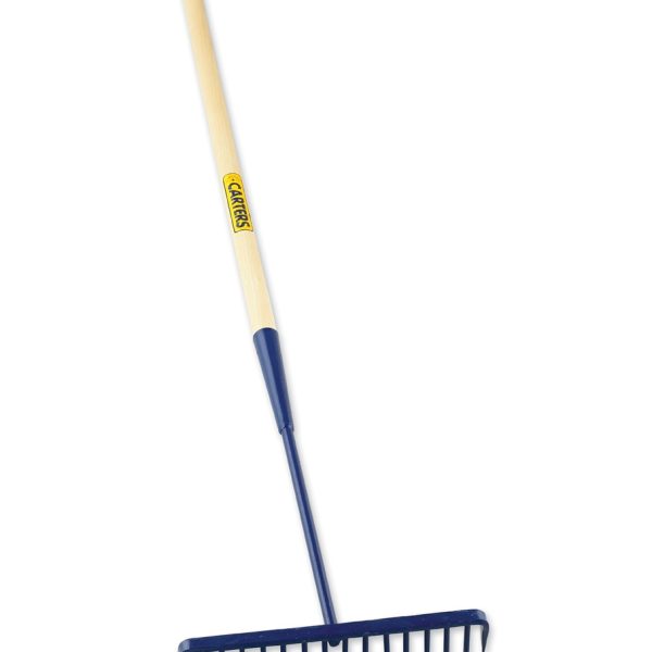 TARMAC RAKE WITH WOODEN HANDLE