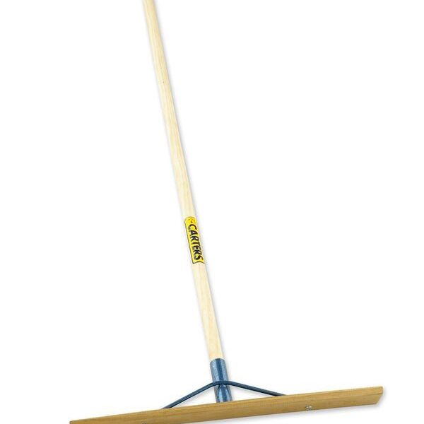 WOODEN HEAD SPAZZLE WITH WOODEN HANDLE